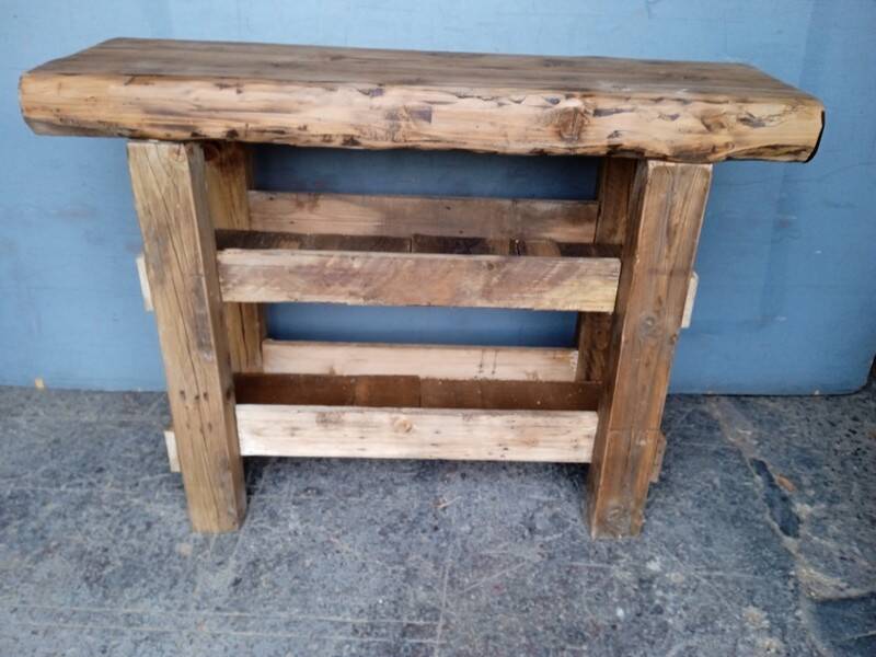 Professional furniture 120cm old solid wood workbench