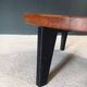Mid-Century Industrial Tripod Coffee Table, France, 1950s