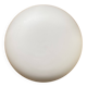 Wall-mounted ceiling light half-spherical half-moon 24 cm matte white glass