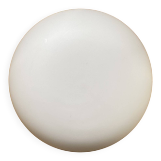 Wall-mounted ceiling light half-spherical half-moon 24 cm matte white glass