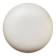 Wall-mounted ceiling light half-spherical half-moon 24 cm matte white glass