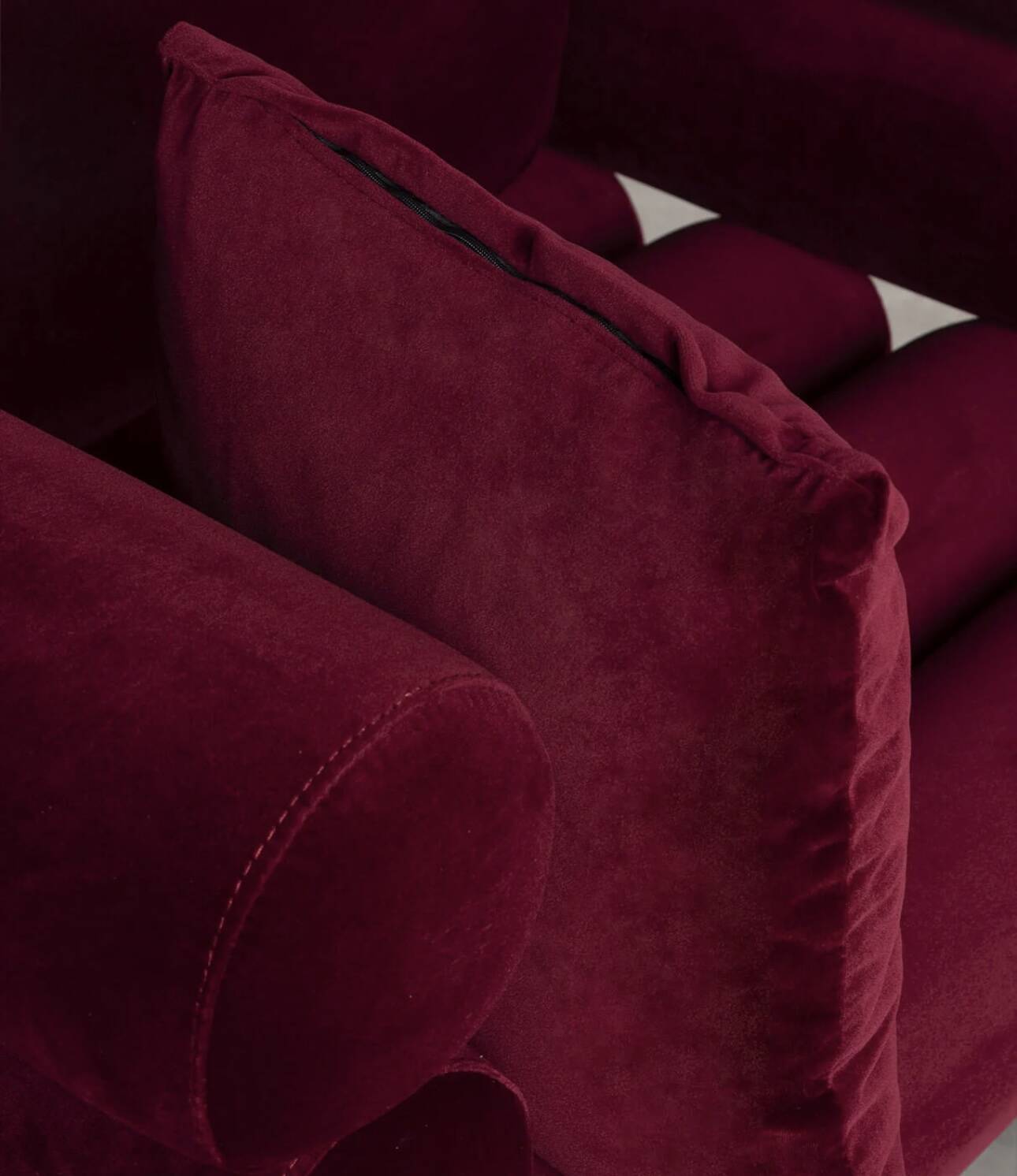 Velvet armchair