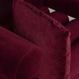 Velvet armchair