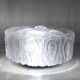 Ceiling light, moulded glass wall sconce - 1960s-70s