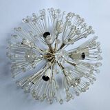 Important flush mount lamp from the middle of the last century Emil Stejnar for Rupert Nikoll. Austria, 1960s