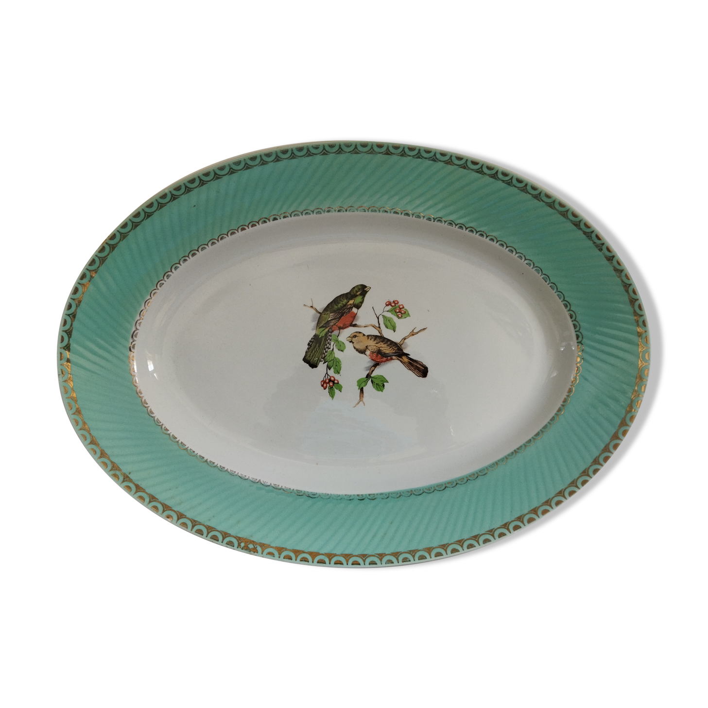 Dish Fenal Badonviller "Birds"