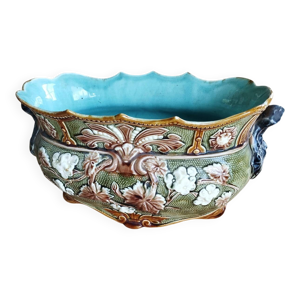 Jardinière ancienne - barbotine