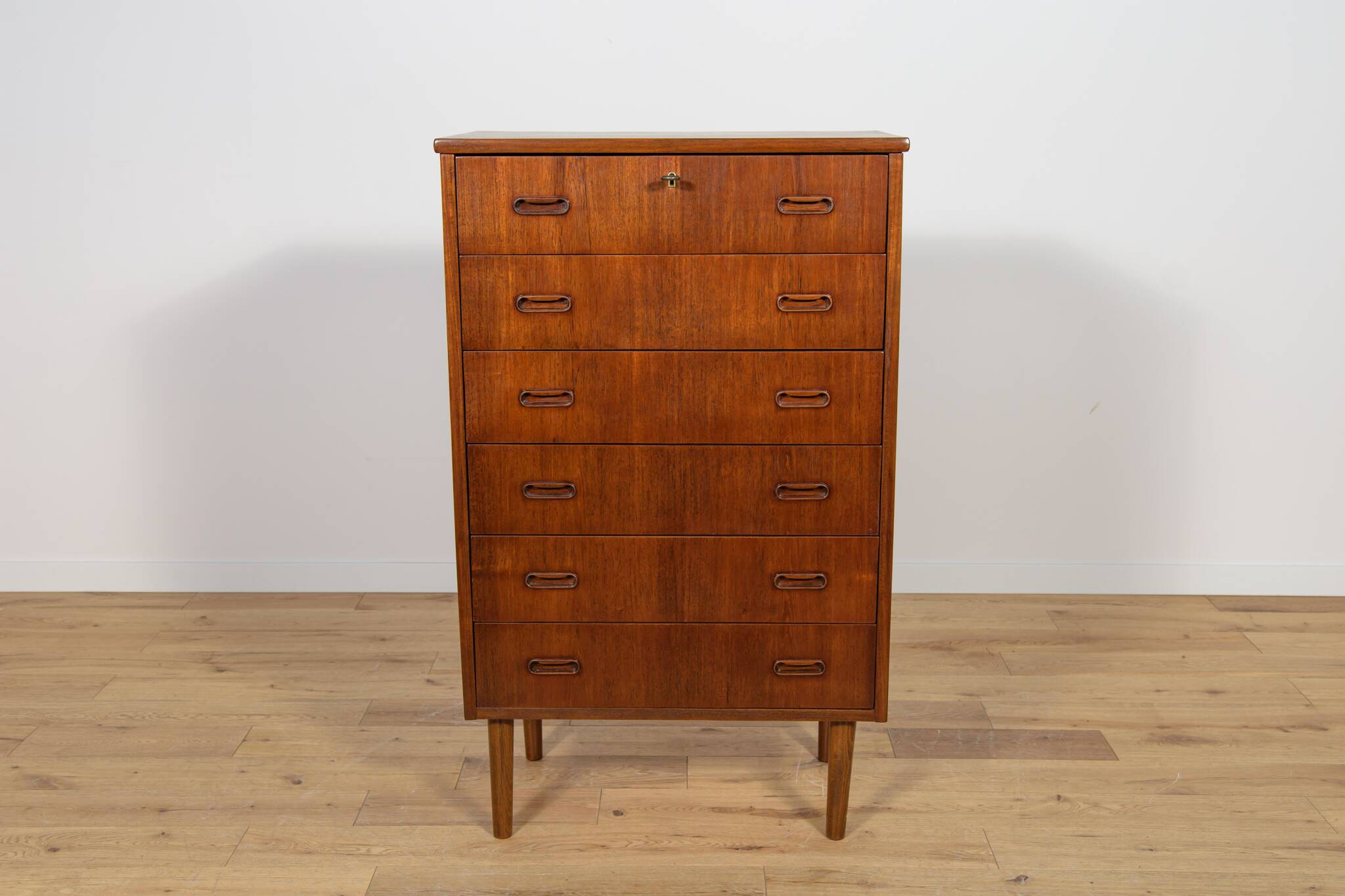 Commode en teck du milieu du siècle, Danemark, années 1960