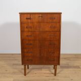 Commode en teck du milieu du siècle, Danemark, années 1960