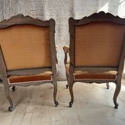 Paire de fauteuils cabriolets