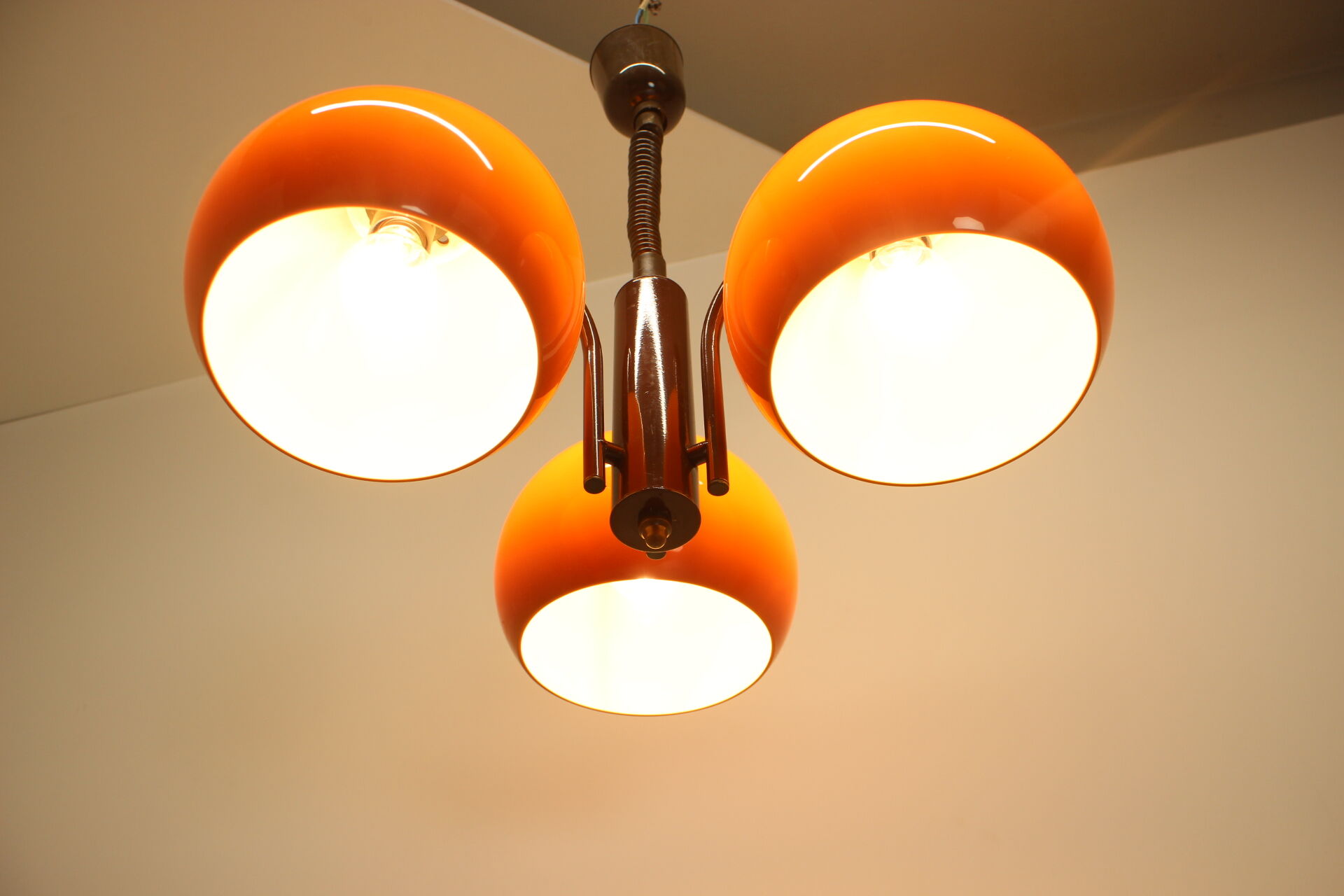 Mid-century adjustable chandelier, 1970's