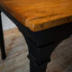 Reichsbahn table with narrow original beech top
