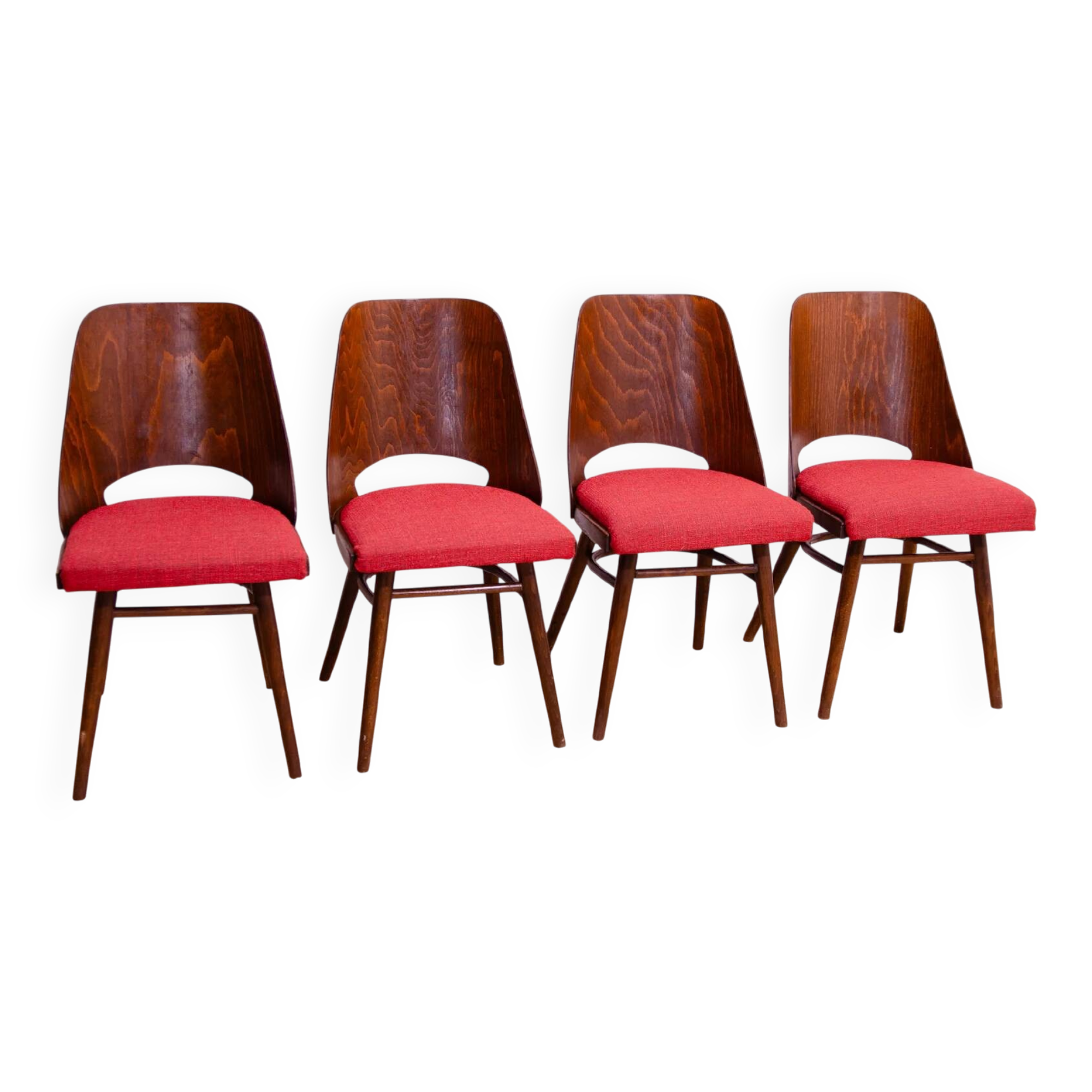 Set of 4 Dining Chairs, Radomír Hofman, 1960s