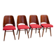 Set of 4 Dining Chairs, Radomír Hofman, 1960s