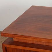 Modernist wooden desk, work from the 1940s.