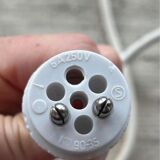 4 antique Swedish pendant lamps in gilded brass by Boréns