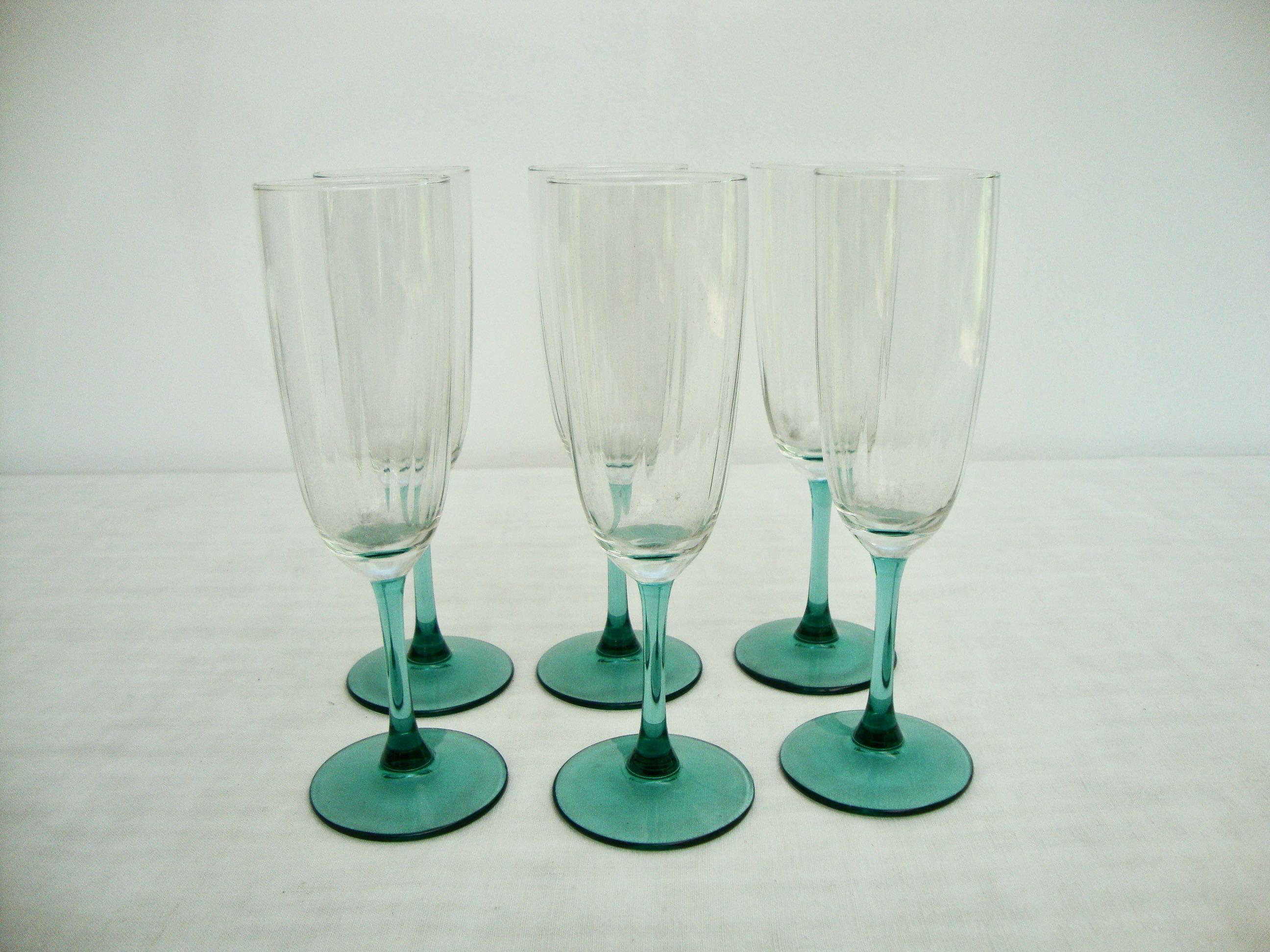 Set de 6 verres flûtes à champagne