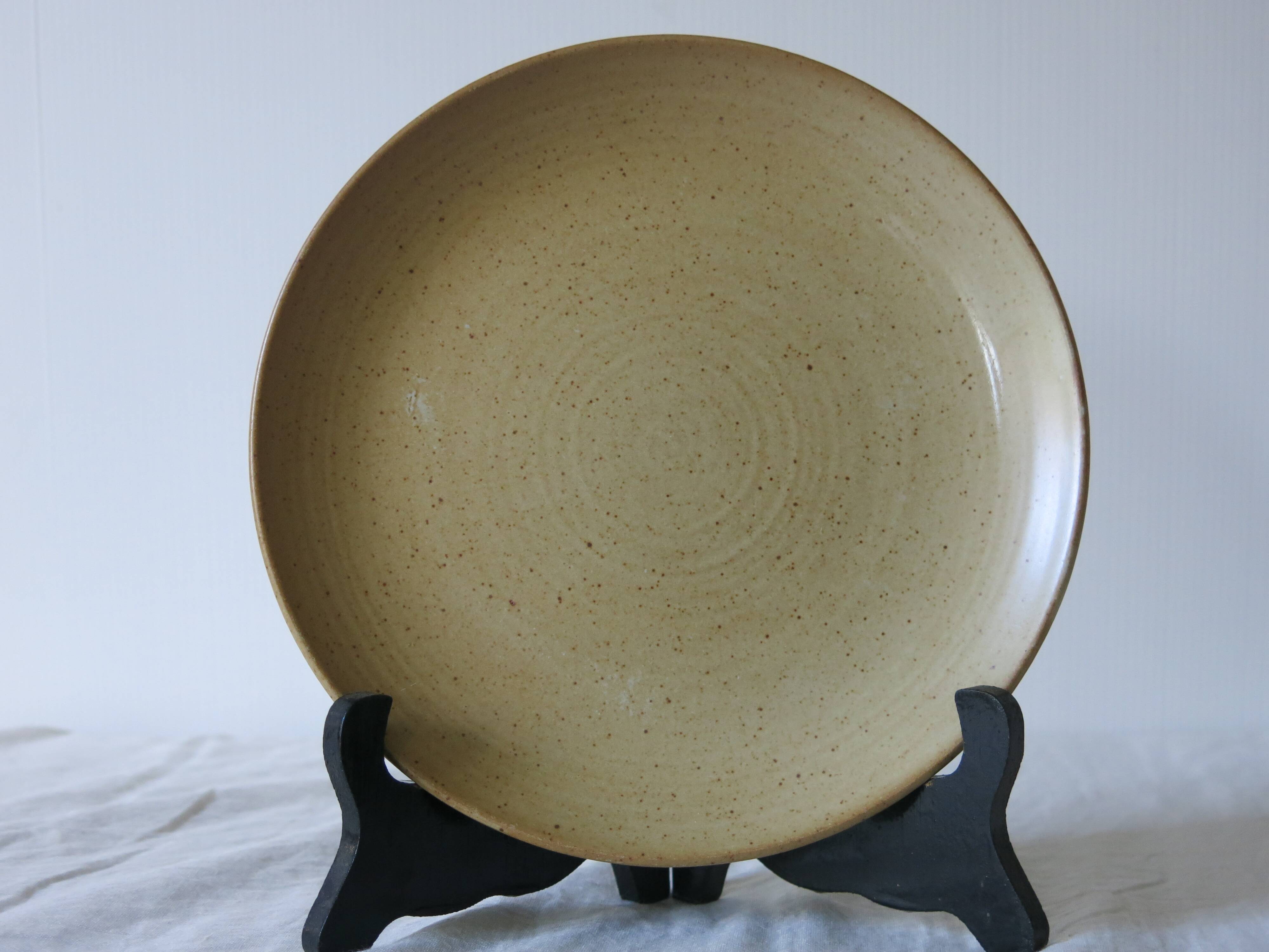 7 “Grès village France” dessert plates in very good condition