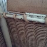 Vintage wicker toy box