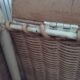 Vintage wicker toy box