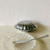 Vintage shell butter dish
