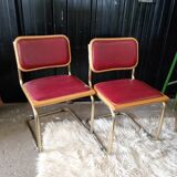 Pair of Cesca B32 chairs by Marcel Breuer