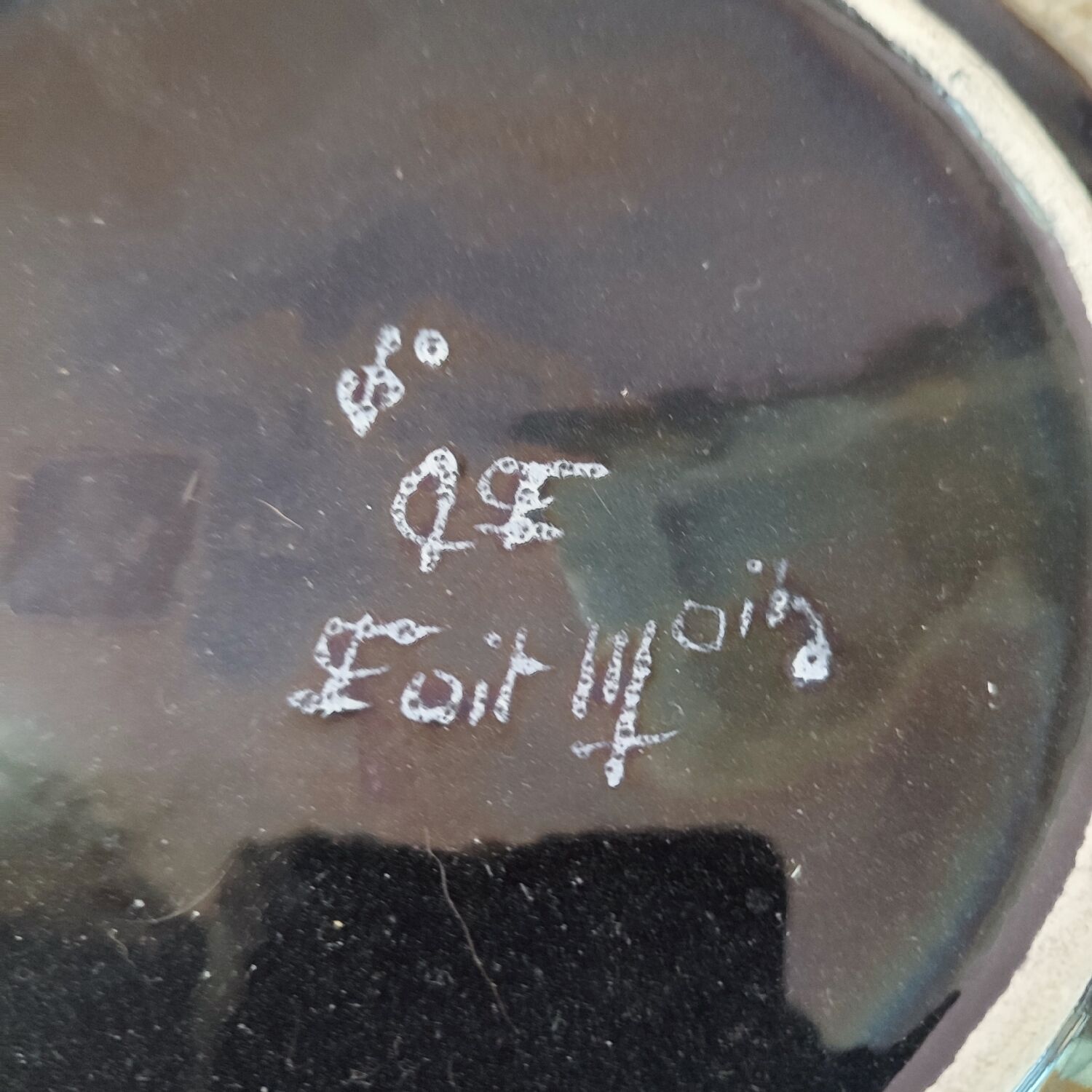 Salad bowl signed G. Fourmaintraux