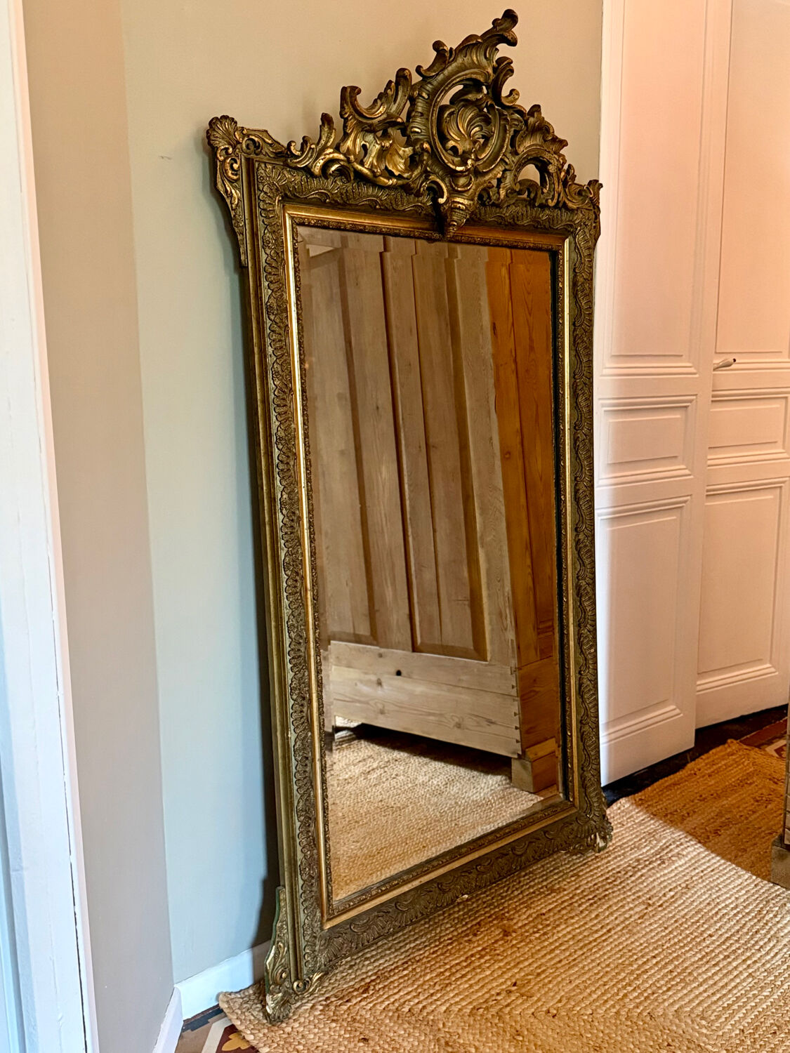 Antique mirror from the Napoleonic era.