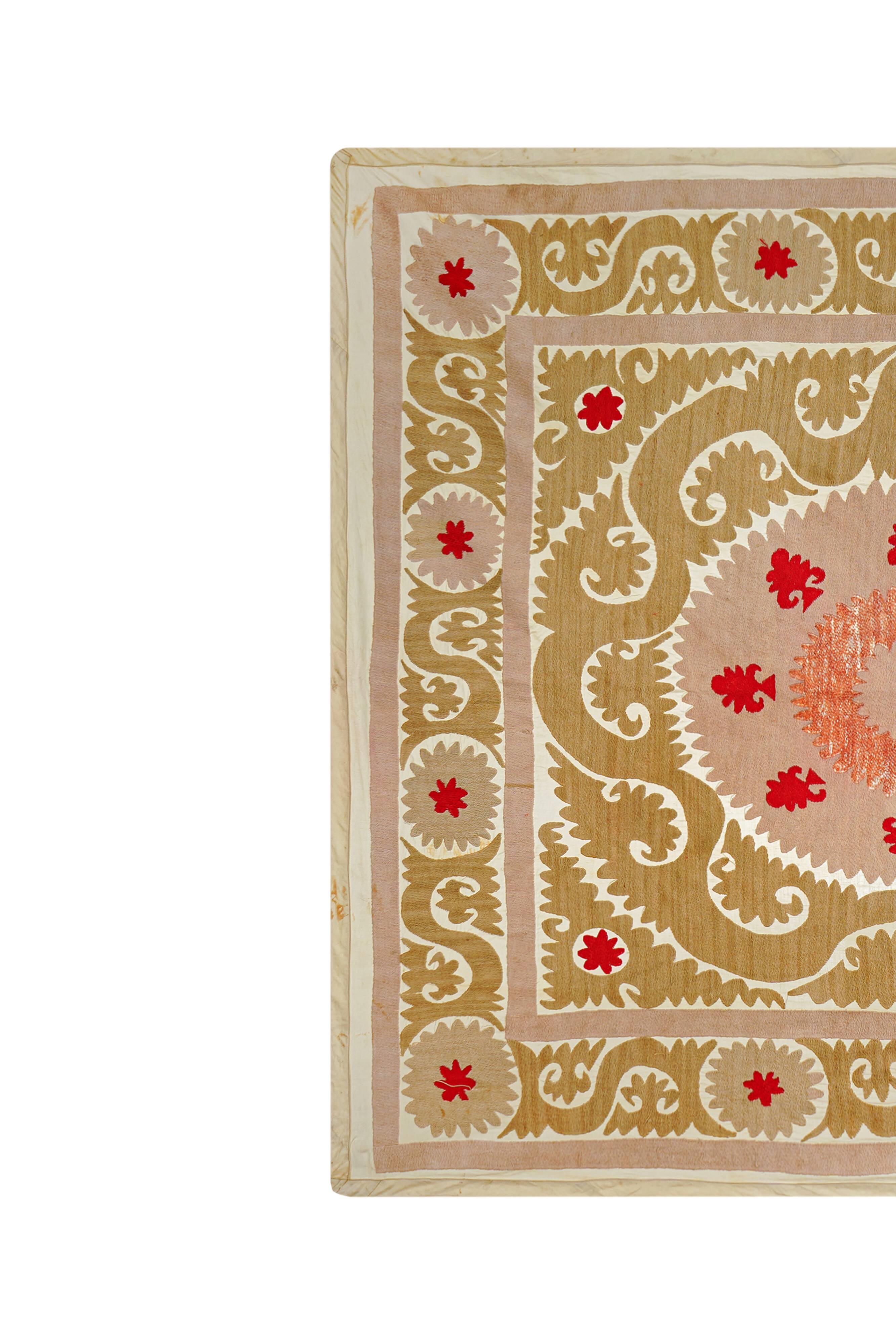 Tapis turc vintage noué à la main