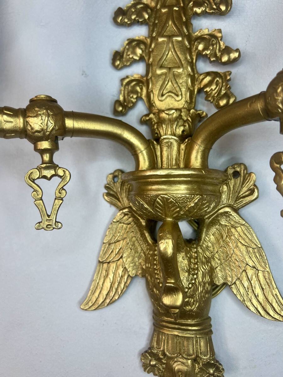 Paire d’appliques Napoléon III