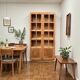 Art Deco Parisian glass-fronted wardrobe, demountable