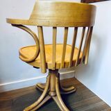 Bentwood office chair by Zpm radomsko, 1950s