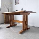 Mountain furniture table made of solid pine