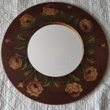 flowered mirror