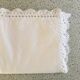 1900s lace square pillowcase