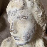 Bust woman plaster