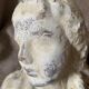 Bust woman plaster