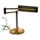 Koch and Lowe style brass articulated desk lamp