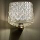 Portuguese mid-century retro glass wall sconce lamp