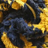 Tapis Berbère Jaune et Noir - 297 x 200 cm