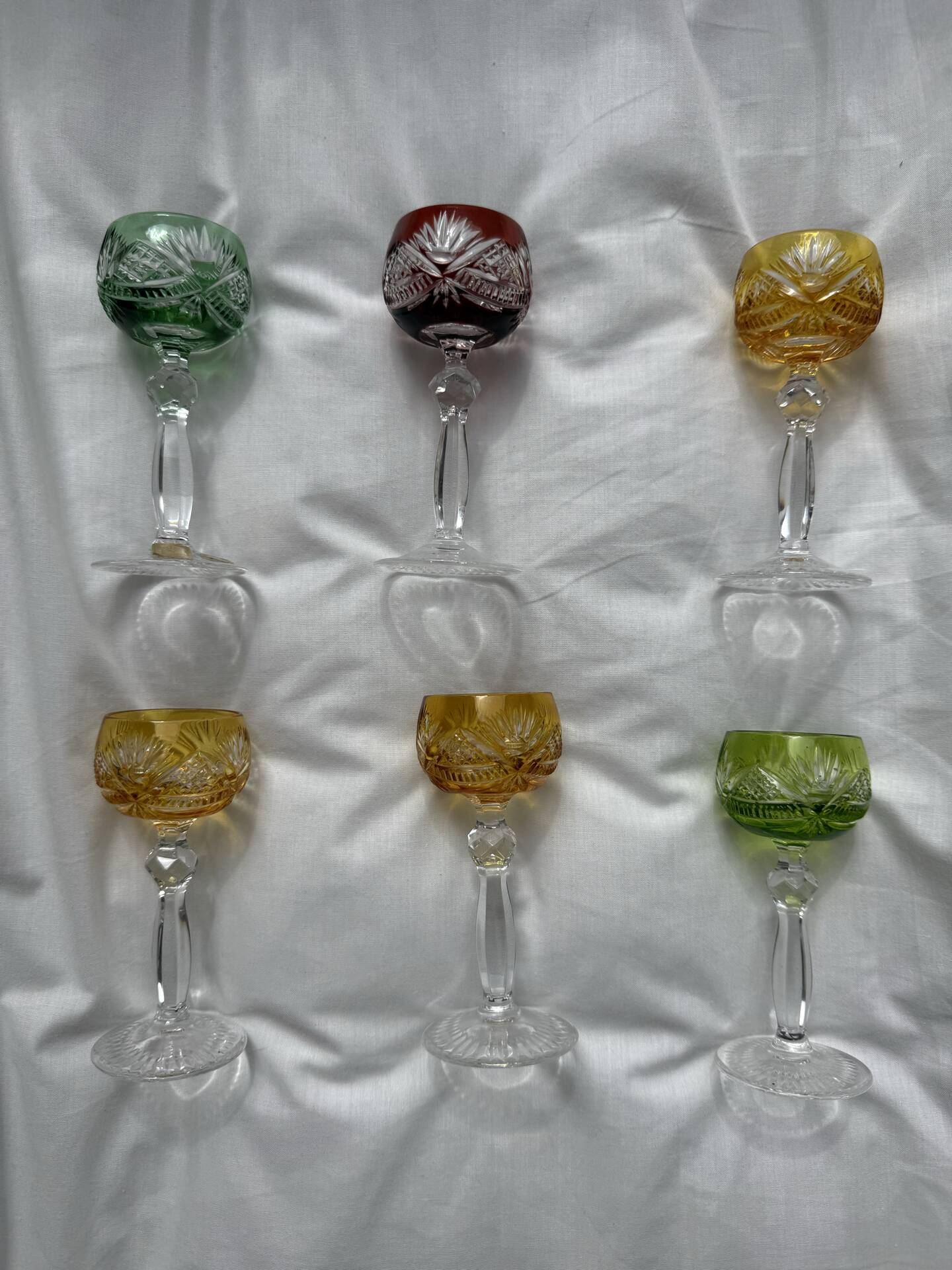 Cut crystal liqueur service – Lead crystal 24% (6 glasses)