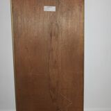 Old 1960s large brass mirror and parcloses 137 x62cm