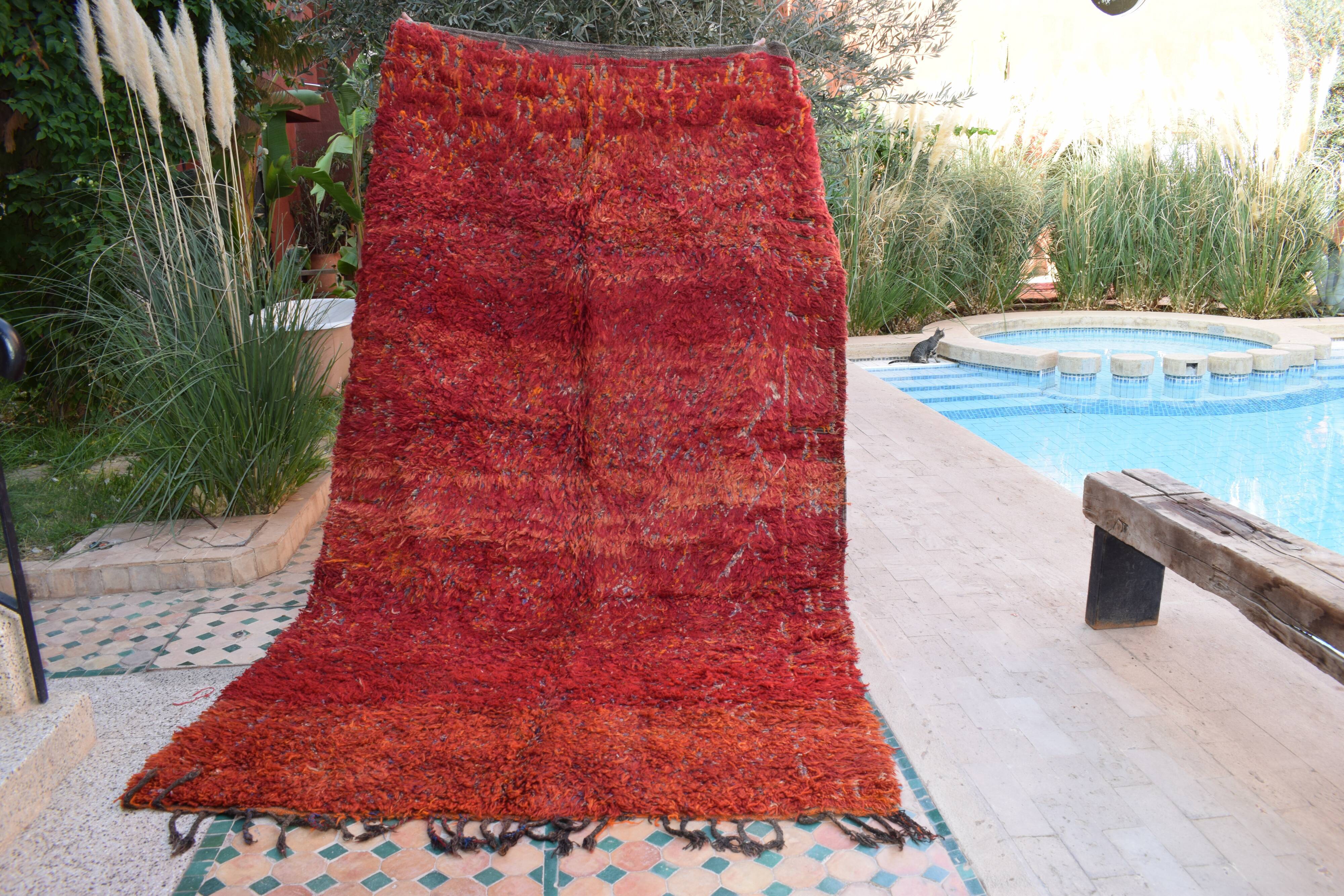 Berber rug Moroccan vintage Atlas