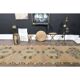 Tapis couloir en laine et coton fait main Oushak turc des années 1970, 137x404.