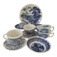 Mix & Match Blue Earthenware Brunch Set – Gien, England, Italy
