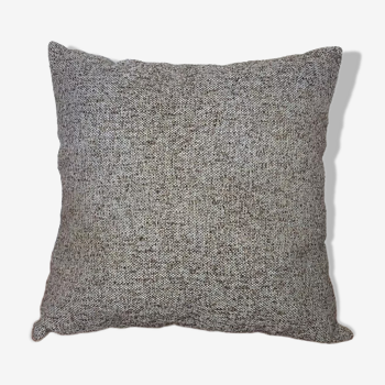 Coussin chiné taupe