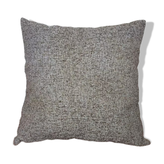 Coussin chiné taupe