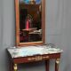 Console and mirror set in Empire style.
