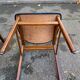 2 Scandinavian chairs in teak and black imitation leather, 1960s
