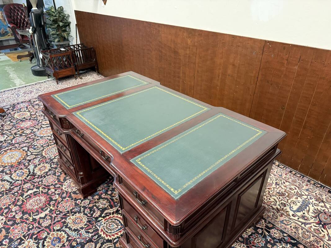Classic English Mahogany Desk